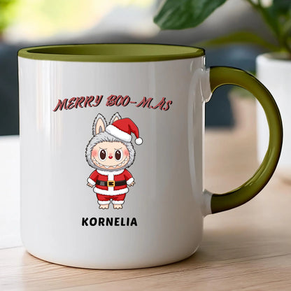 Personalizowany kubek na święta - Uroczy Potworek #513