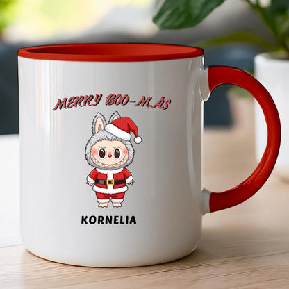 Personalizowany kubek na święta - Uroczy Potworek #513