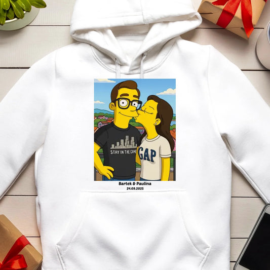 Bluza - Twoje zdjęcie jak z Simpsonów [generowane przez AI]