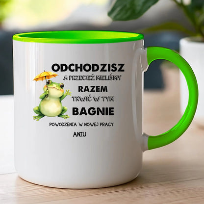 Kubek personalizowany - Odejście z pracy #402