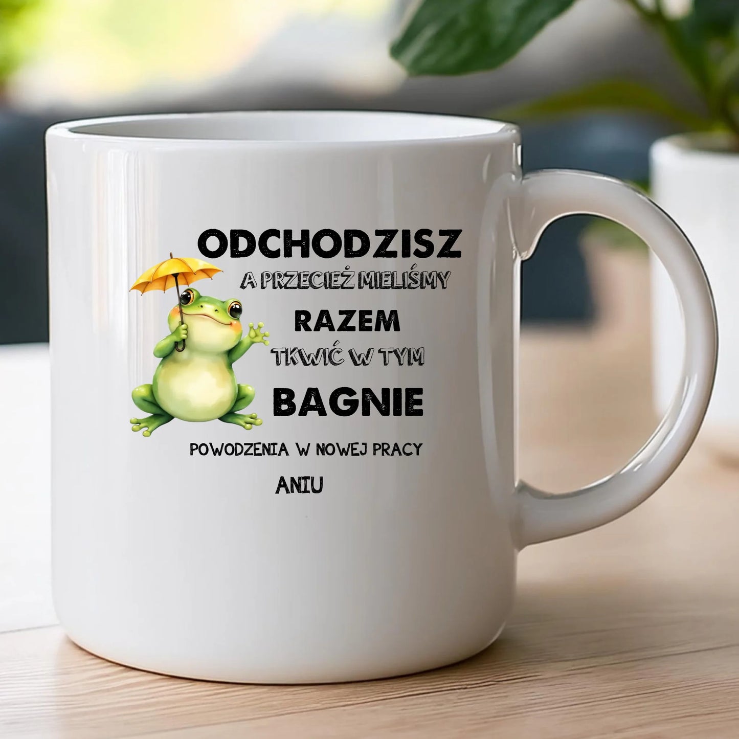 Kubek personalizowany - Odejście z pracy #402