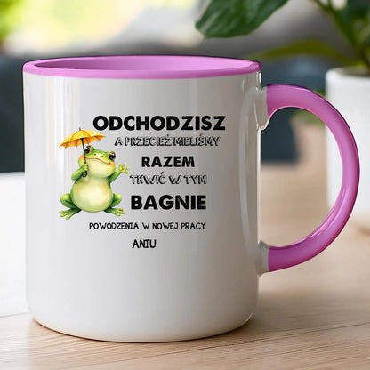 Kubek personalizowany - Odejście z pracy #402