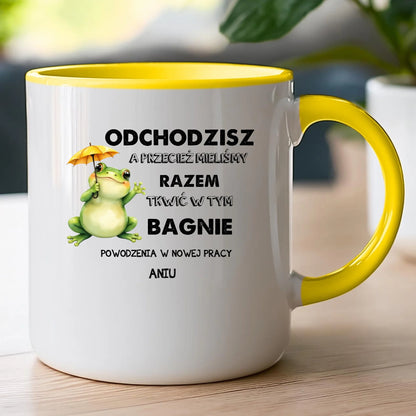 Kubek personalizowany - Odejście z pracy #402