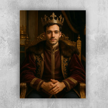 Fotoobraz - Królewski portret ze zdjęcia [generowany przez AI]