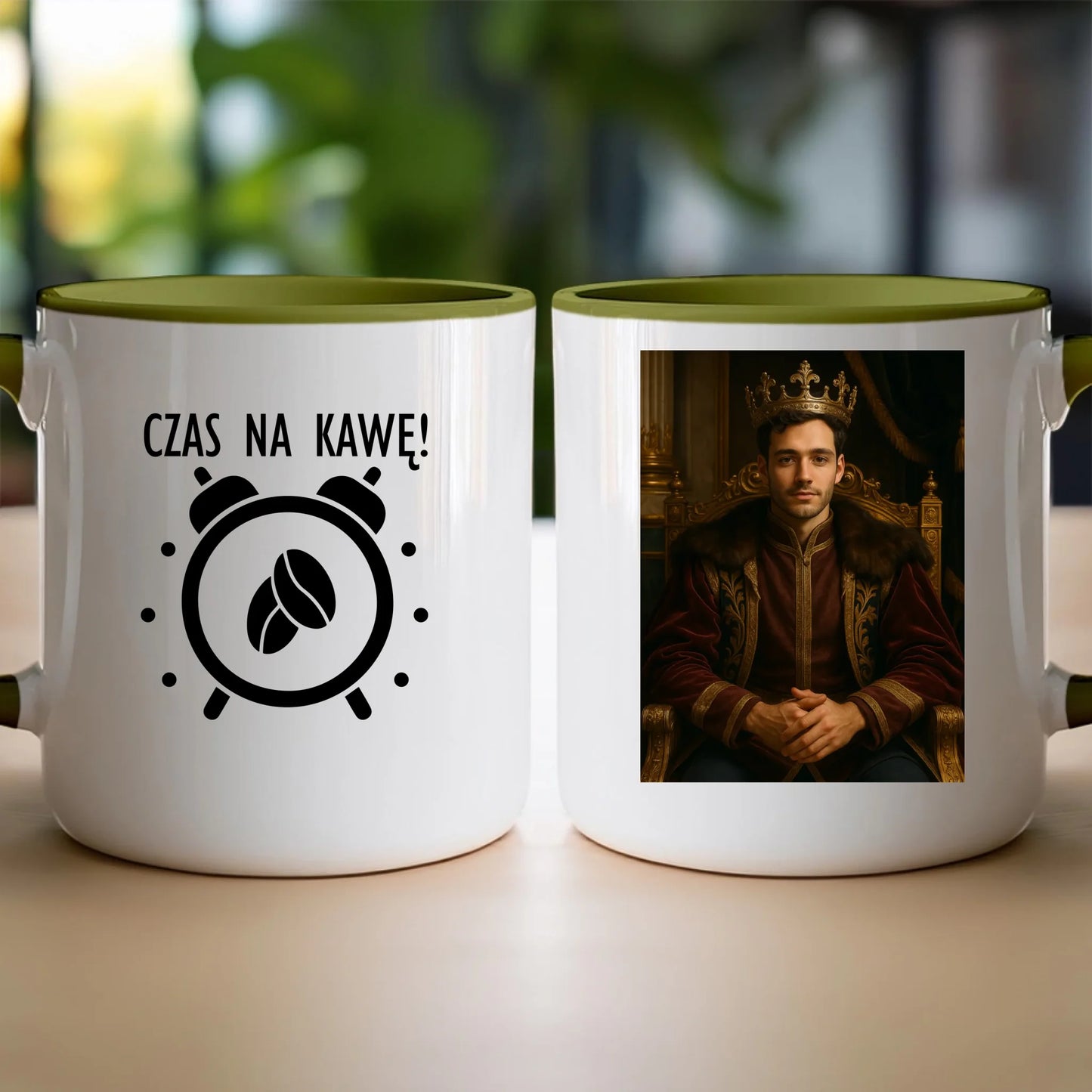 Kubek - Królewski portret ze zdjęcia [generowany przez AI]