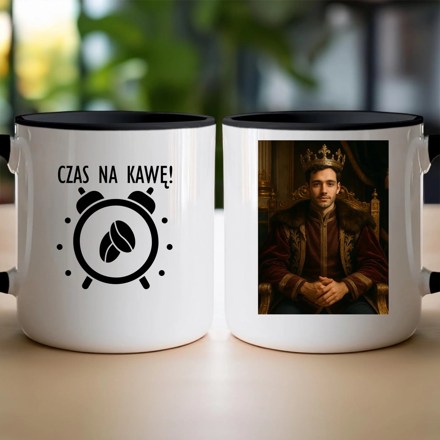 Kubek - Królewski portret ze zdjęcia [generowany przez AI]