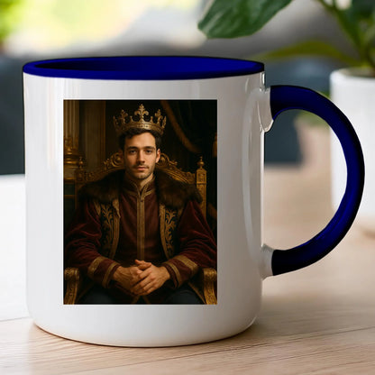 Kubek - Królewski portret ze zdjęcia [generowany przez AI]