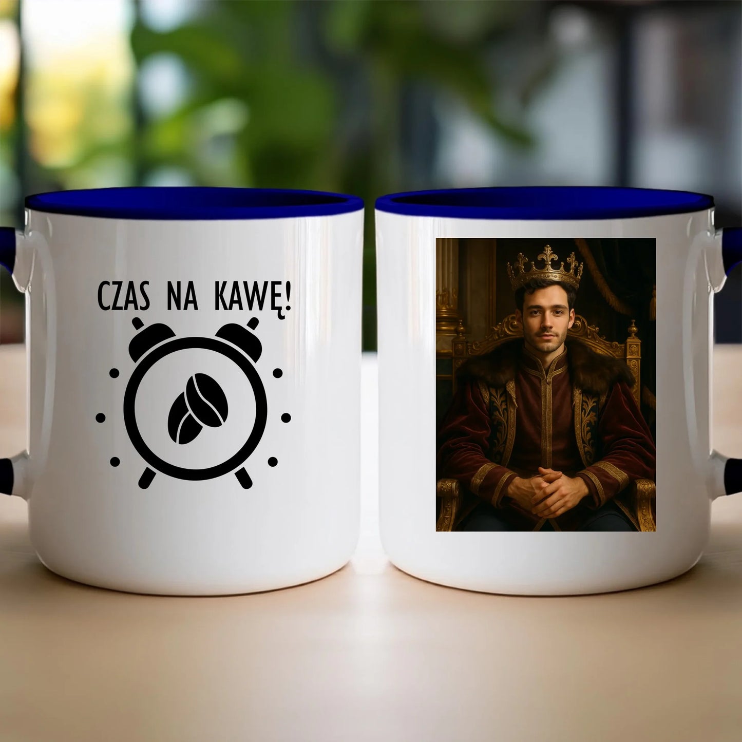 Kubek - Królewski portret ze zdjęcia [generowany przez AI]