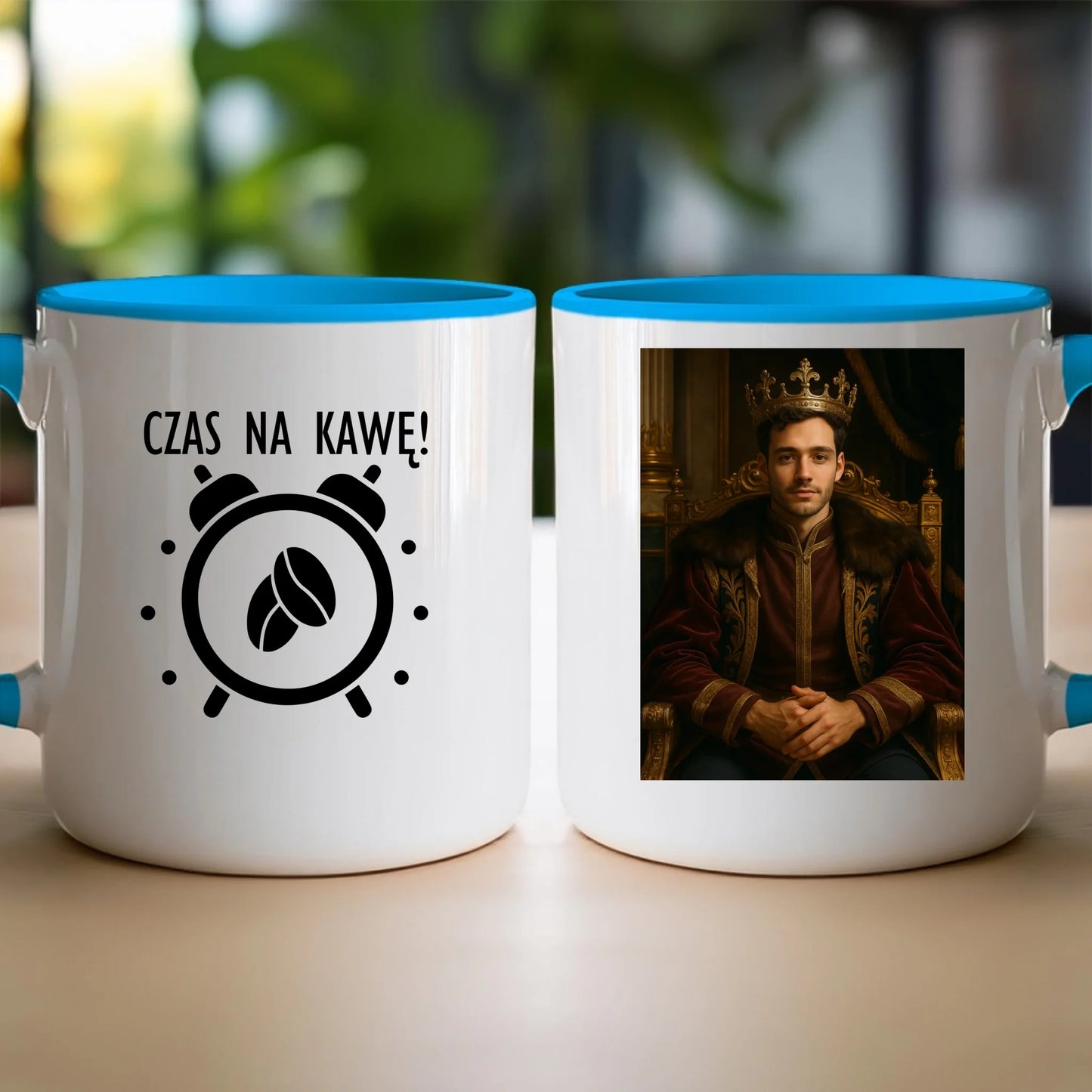Kubek - Królewski portret ze zdjęcia [generowany przez AI]
