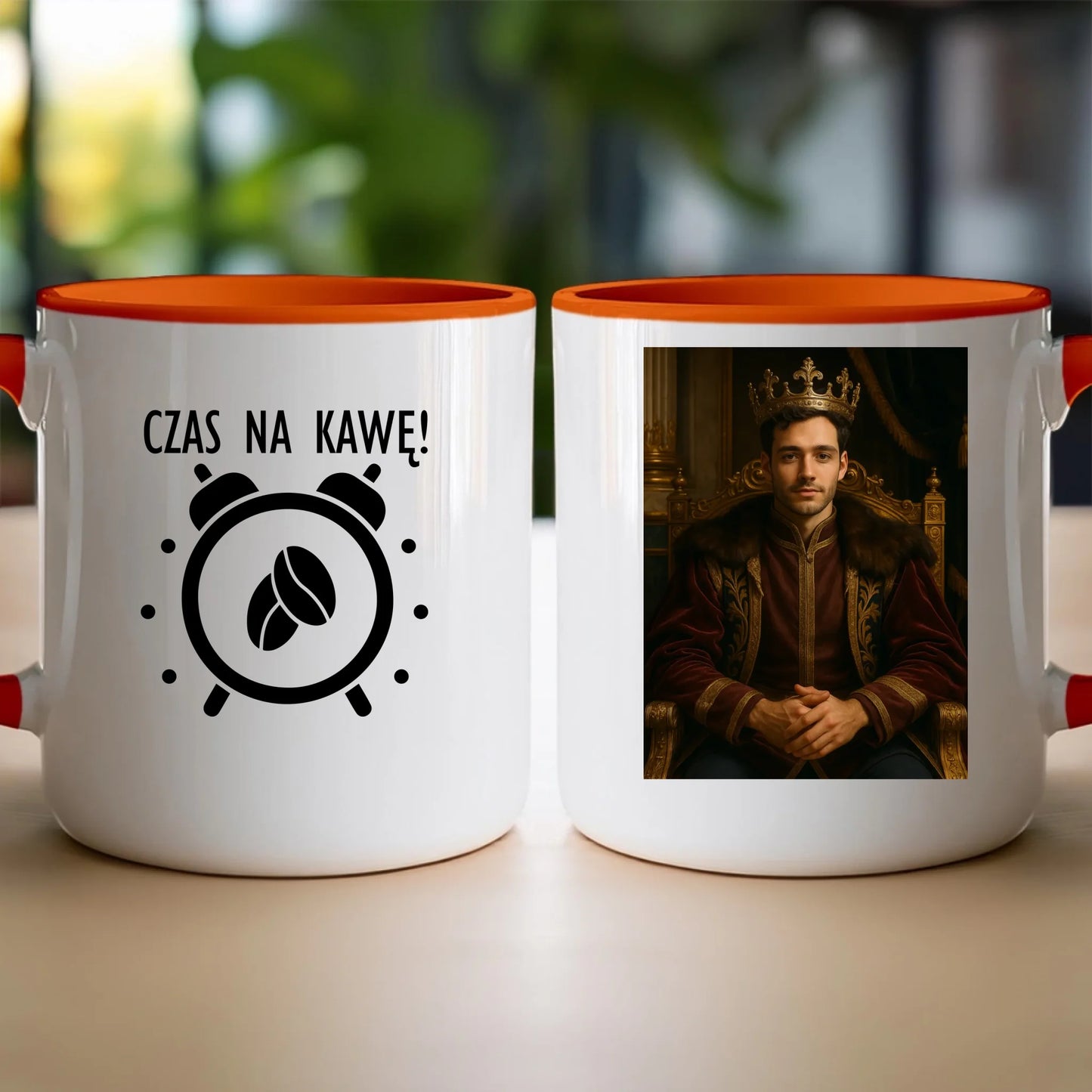 Kubek - Królewski portret ze zdjęcia [generowany przez AI]