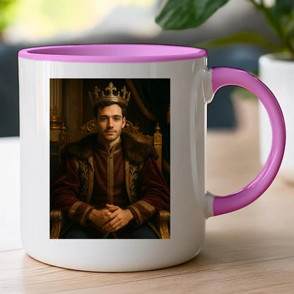 Kubek - Królewski portret ze zdjęcia [generowany przez AI]