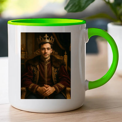 Kubek - Królewski portret ze zdjęcia [generowany przez AI]