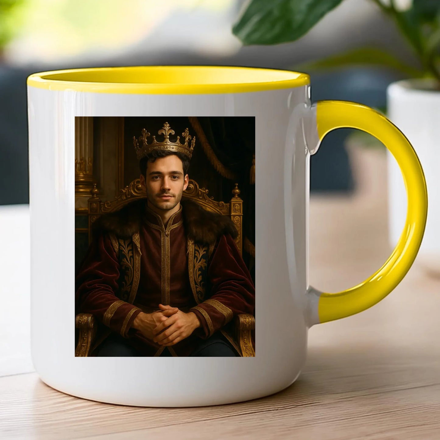 Kubek - Królewski portret ze zdjęcia [generowany przez AI]