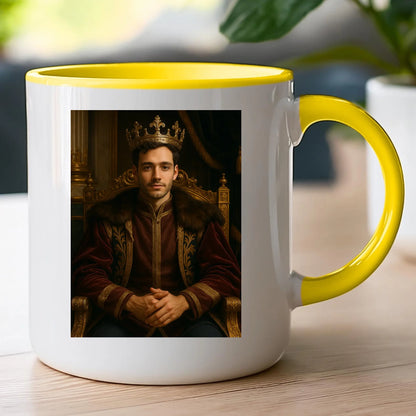 Kubek - Królewski portret ze zdjęcia [generowany przez AI]