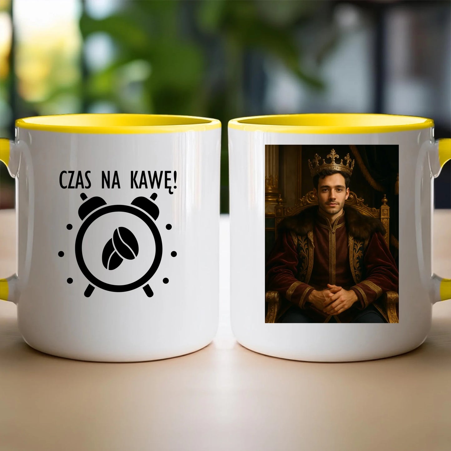 Kubek - Królewski portret ze zdjęcia [generowany przez AI]
