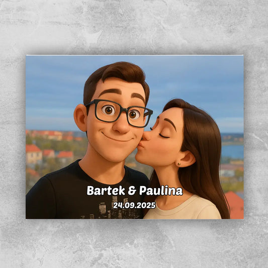 Obraz z własnym zdjęciem - jak z bajki! [AI]