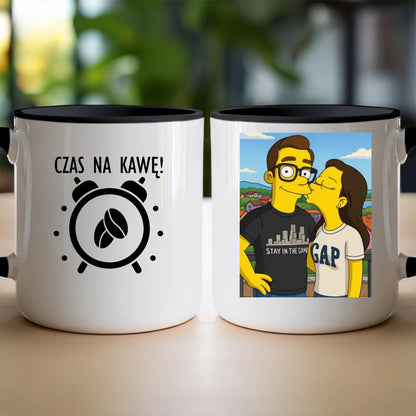 Kubek - Twoje zdjęcie jak z Simpsonów [generowane przez AI]