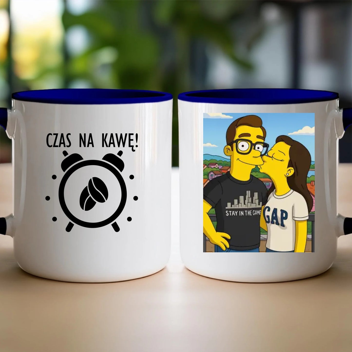 Kubek - Twoje zdjęcie jak z Simpsonów [generowane przez AI]