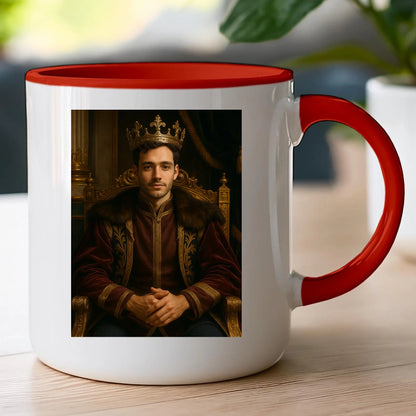 Kubek - Królewski portret ze zdjęcia [generowany przez AI]