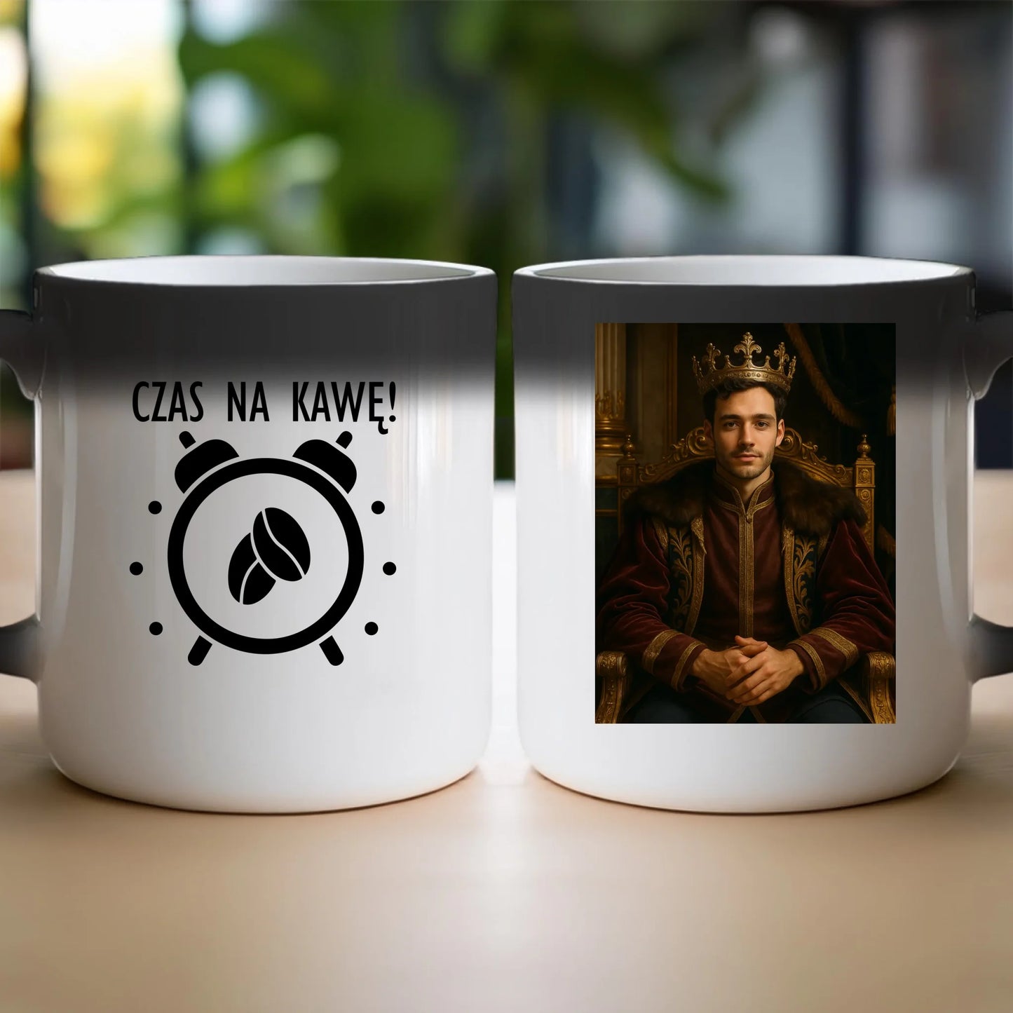 Kubek - Królewski portret ze zdjęcia [generowany przez AI]