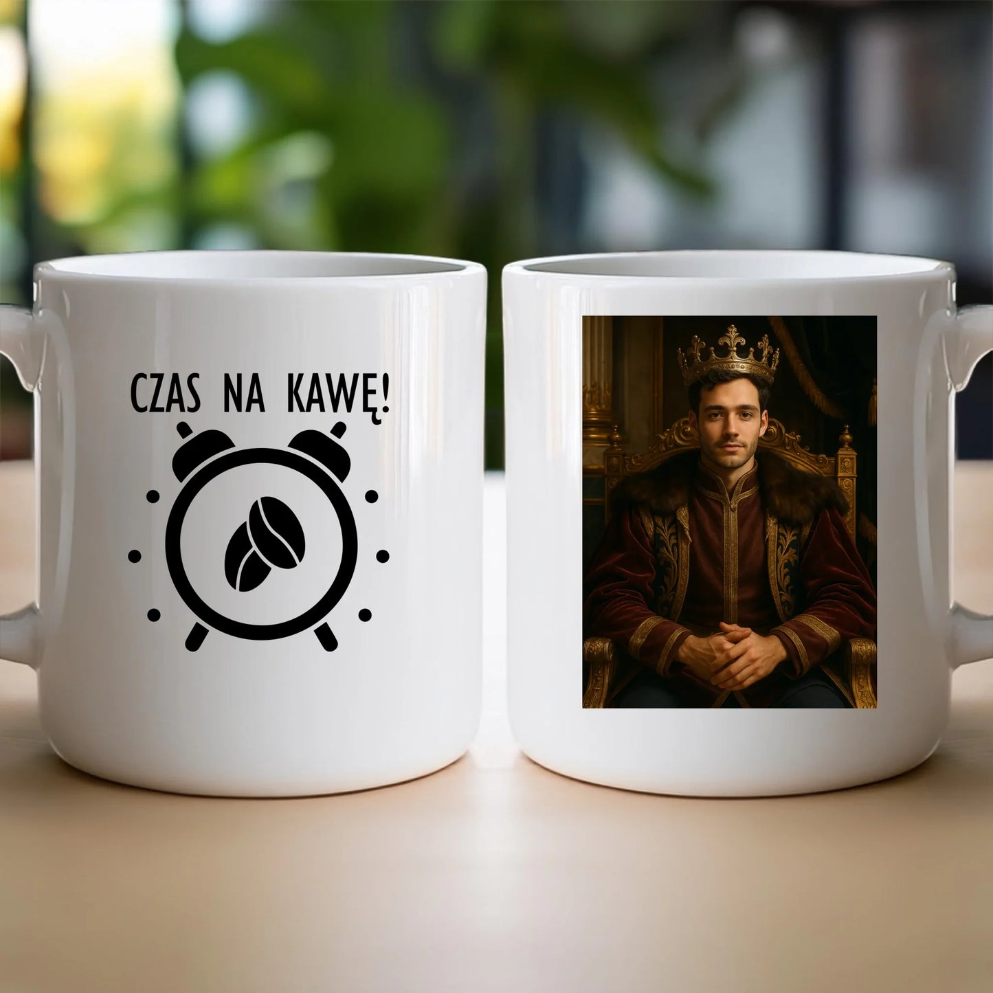Kubek - Królewski portret ze zdjęcia [generowany przez AI]