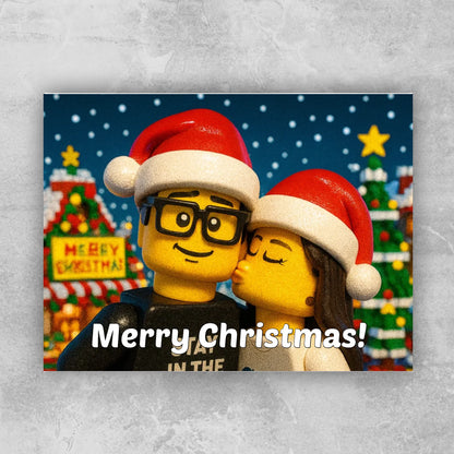 Fotoobraz - Twoje zdjęcie z klocków LEGO XMAS [generowane przez AI]