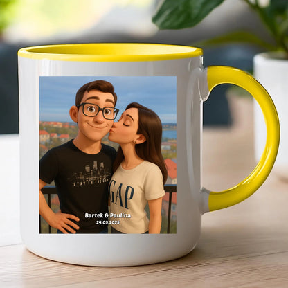 Kubek z własnym zdjęciem - jak z bajki! [AI]