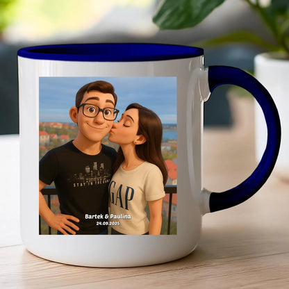 Kubek z własnym zdjęciem - jak z bajki! [AI]