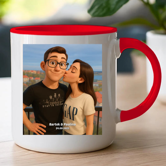 Kubek z własnym zdjęciem - jak z bajki! [AI]