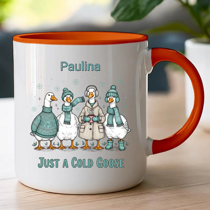 Kubek personalizowany - świąteczne gęsi #297