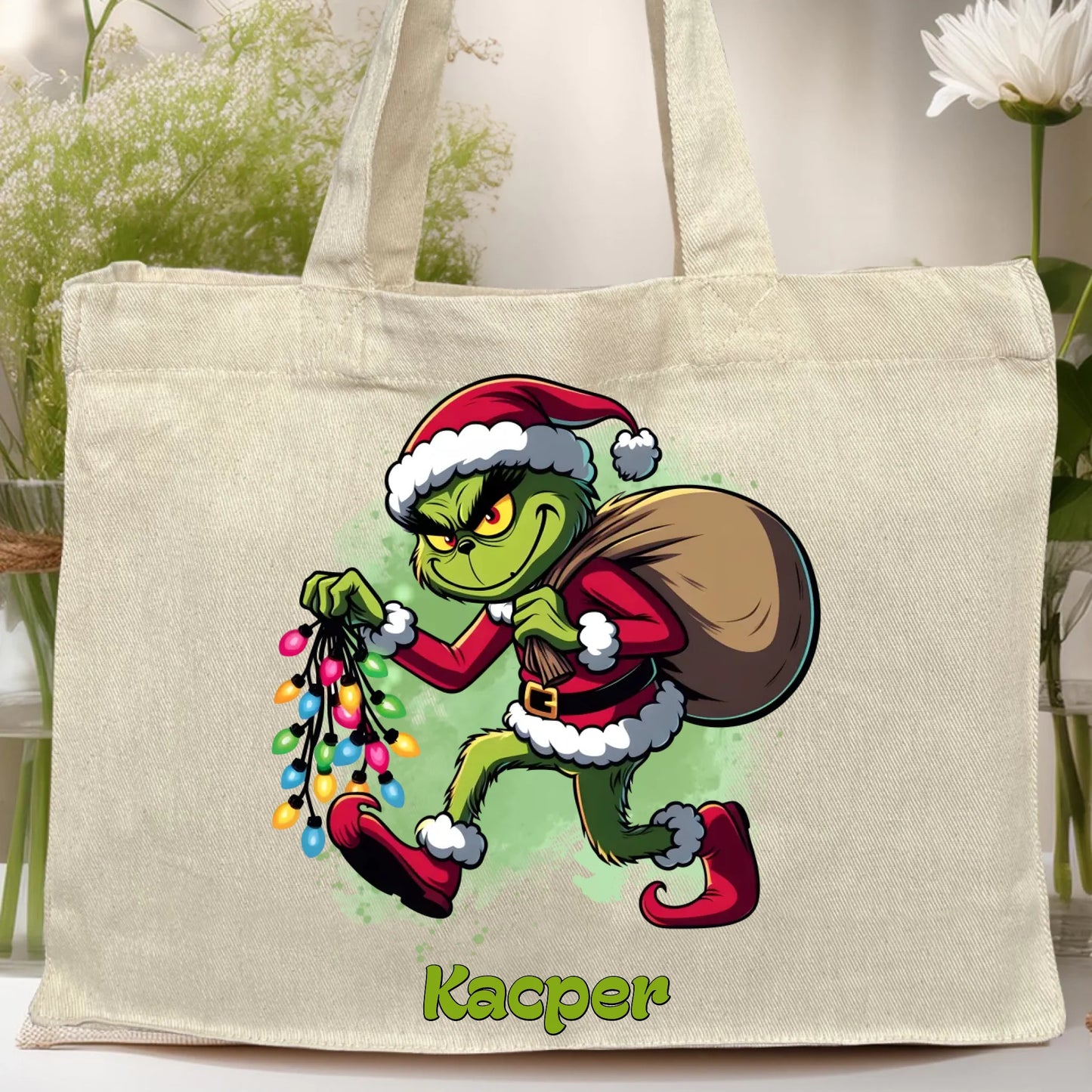 Torba personalizowana świąteczna - Grinch #17