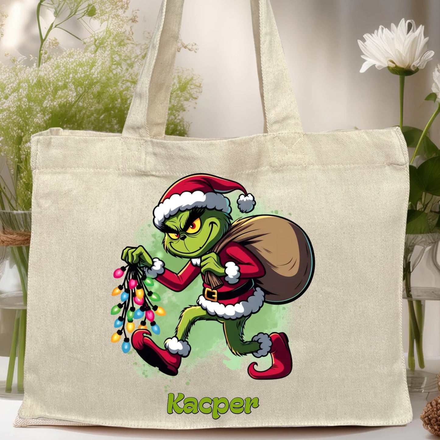 Torba personalizowana świąteczna - Grinch #17