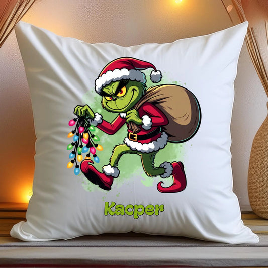 Poduszka personalizowana świąteczna - Grinch #17