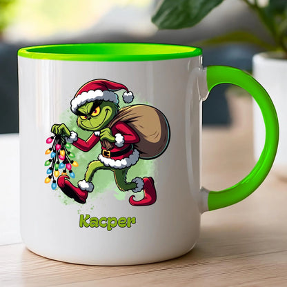 Kubek personalizowany świąteczny - Grinch #17