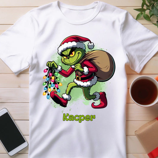 Koszulka personalizowana świąteczna - Grinch #17