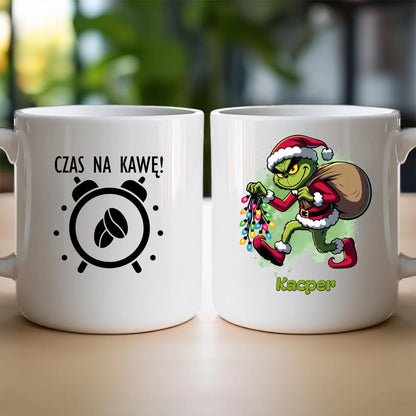 Kubek personalizowany świąteczny - Grinch #17