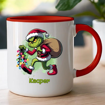 Kubek personalizowany świąteczny - Grinch #17