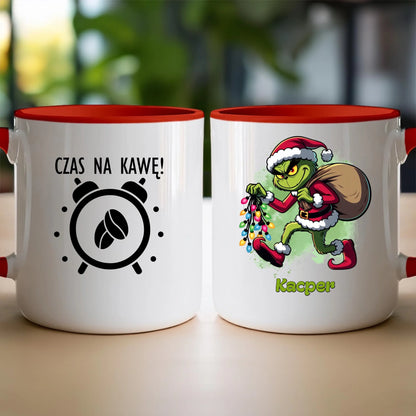 Kubek personalizowany świąteczny - Grinch #17