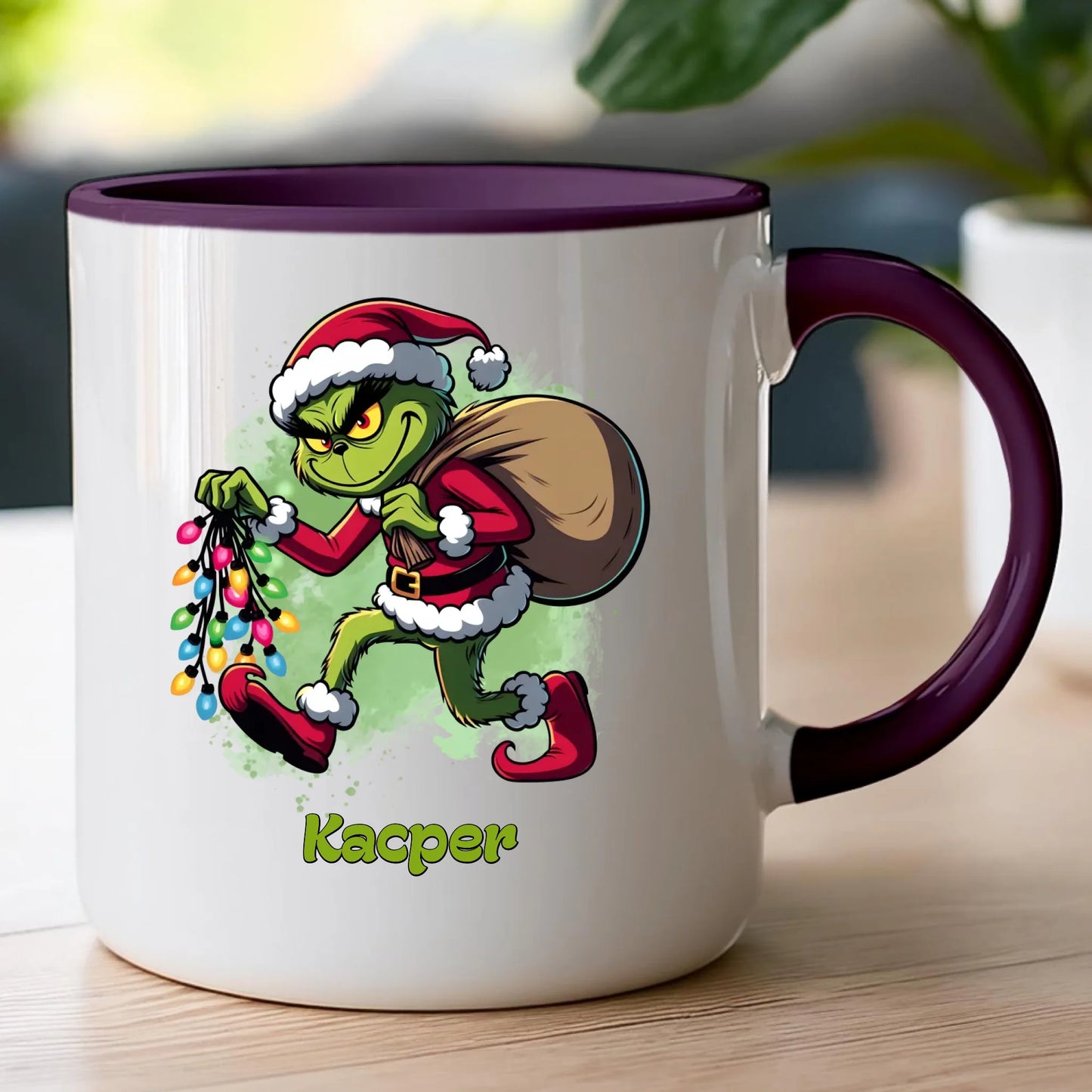 Kubek personalizowany świąteczny - Grinch #17