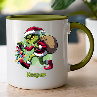 Kubek personalizowany świąteczny - Grinch #17