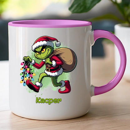 Kubek personalizowany świąteczny - Grinch #17