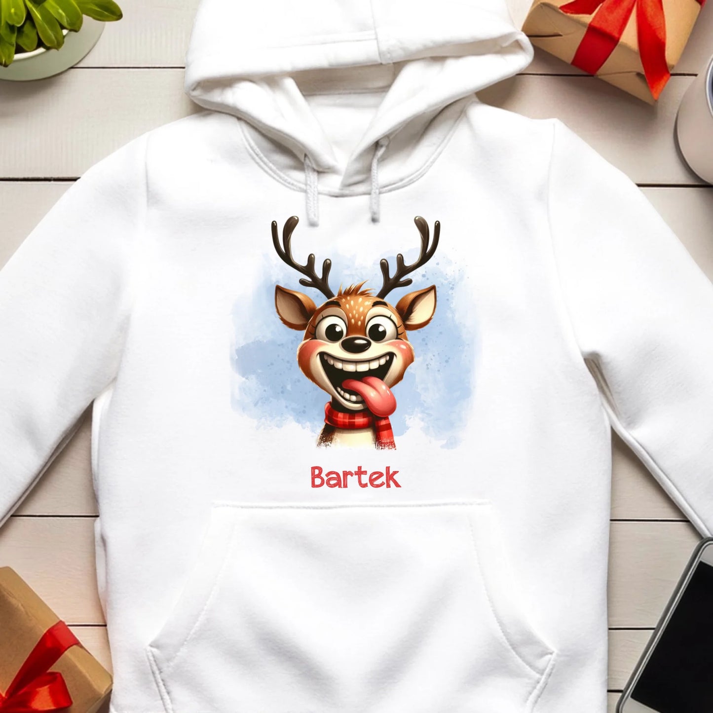 Bluza personalizowana świąteczna - Renifer #18