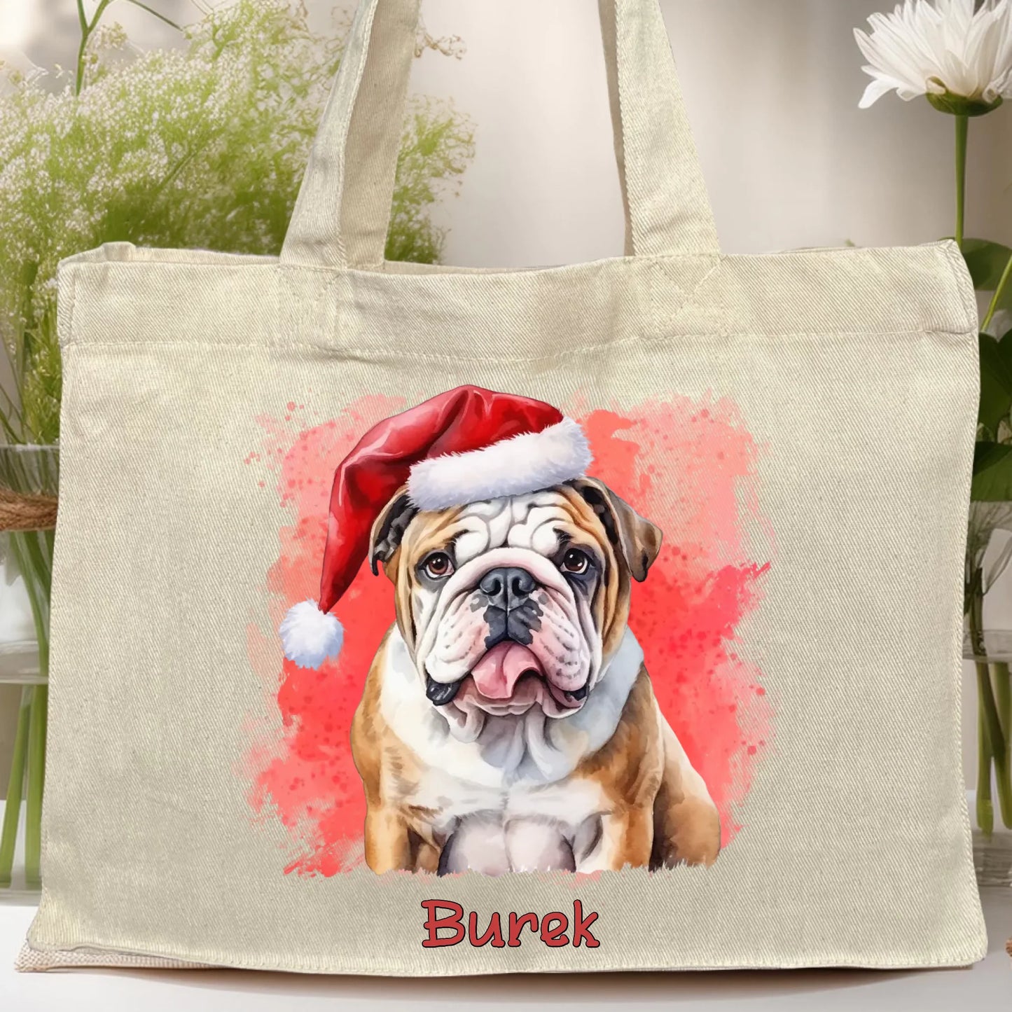 Torba personalizowana świąteczna z psem #46