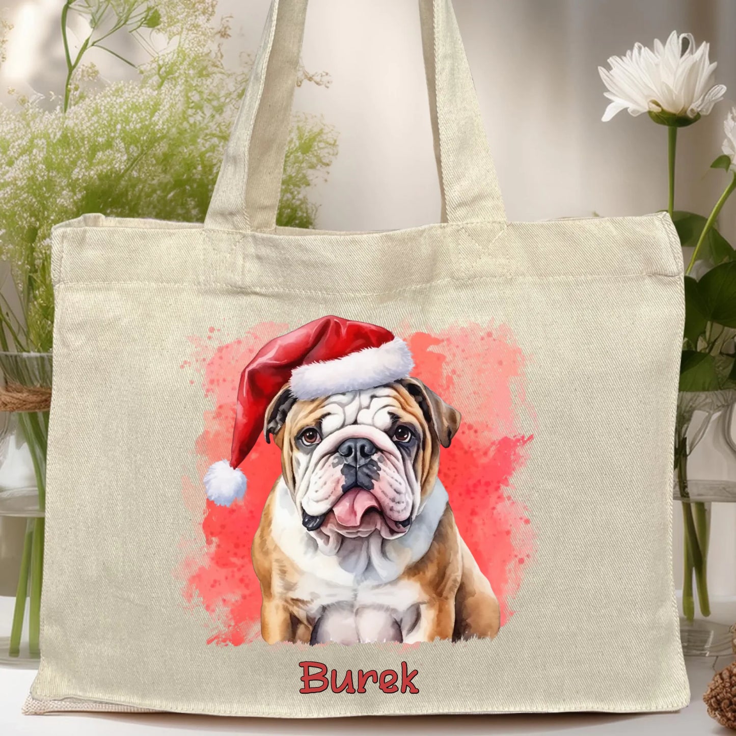 Torba personalizowana świąteczna z psem #46