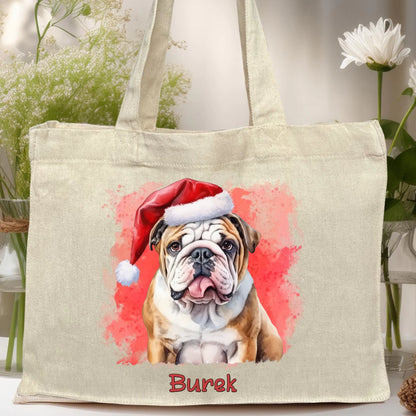 Torba personalizowana świąteczna z psem #46