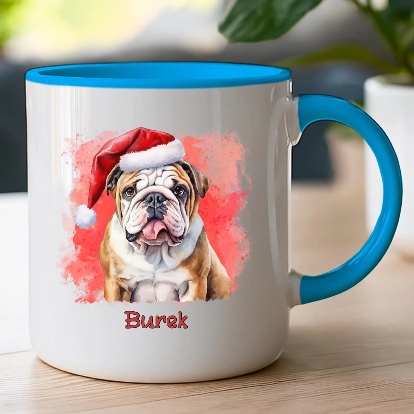 Kubek personalizowany świąteczny z psem #46