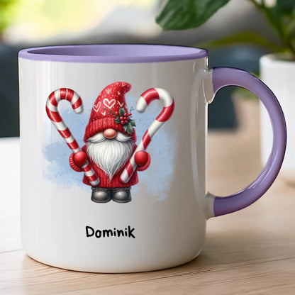 Kubek personalizowany świąteczny Gnom #100