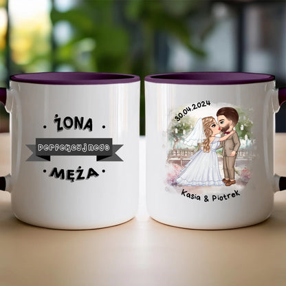 Kubek personalizowany dla par - ślub #84