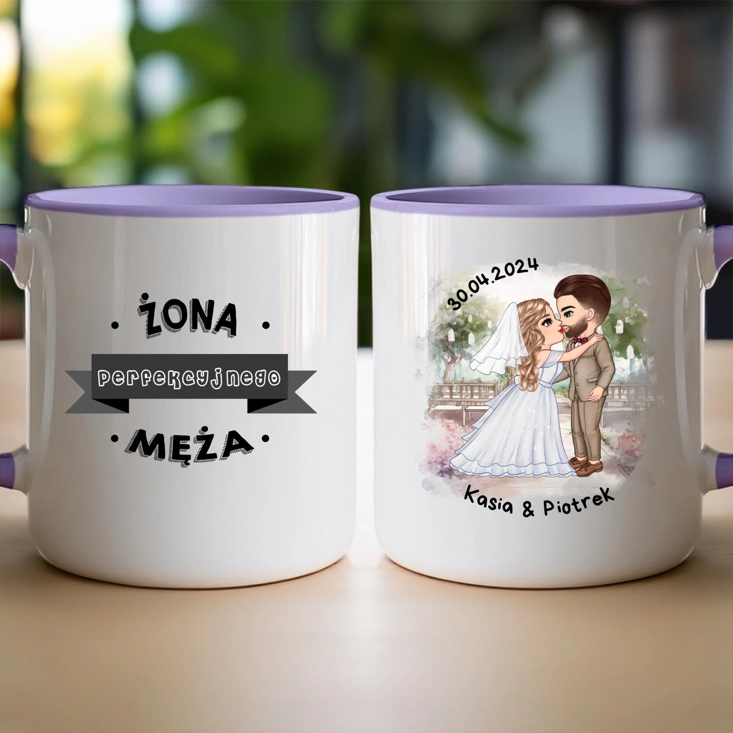 Kubek personalizowany dla par - ślub #84