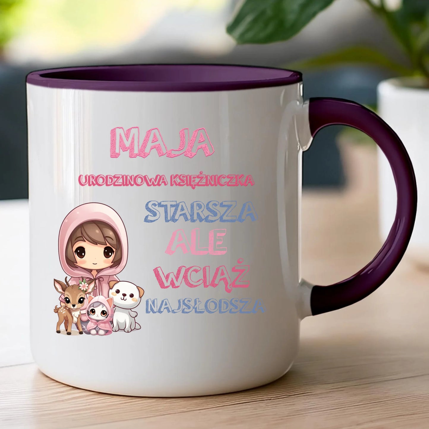 Kubek personalizowany na urodziny - urodzinowa księżniczka #5007
